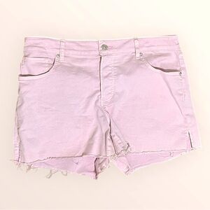 Express Boyfriend MIDI Mid Rise Shorts - 12